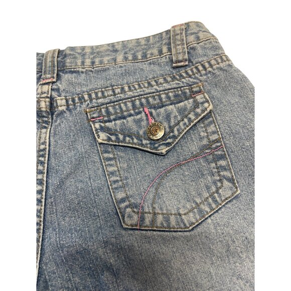 Arizona Jean Co. Girls Denim Shorts Size 12 Regular Blue - Picture 4 of 4